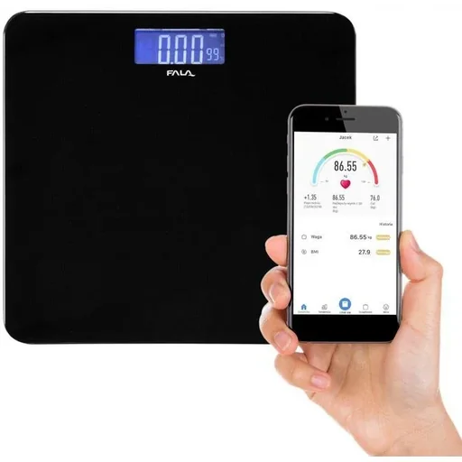 "FALA Electric Scale with Bluetooth - Body Analysis - 28x28cm image"