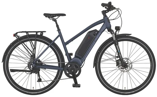 "ENTDECKER 23.EMT.10 Trekking E-Bike 28" AEG EcoDrive Women's Trapez 28": Frame size 50cm image"
