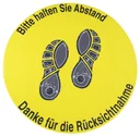 Floor and wall stickers "Keep your distance / Feet"