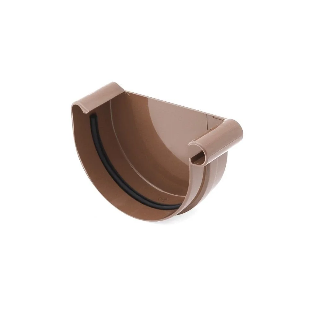 Gouttière Marron, Embout Droit Système 75