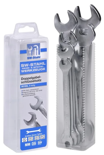 "Double-ended wrench set, 8 pieces image"