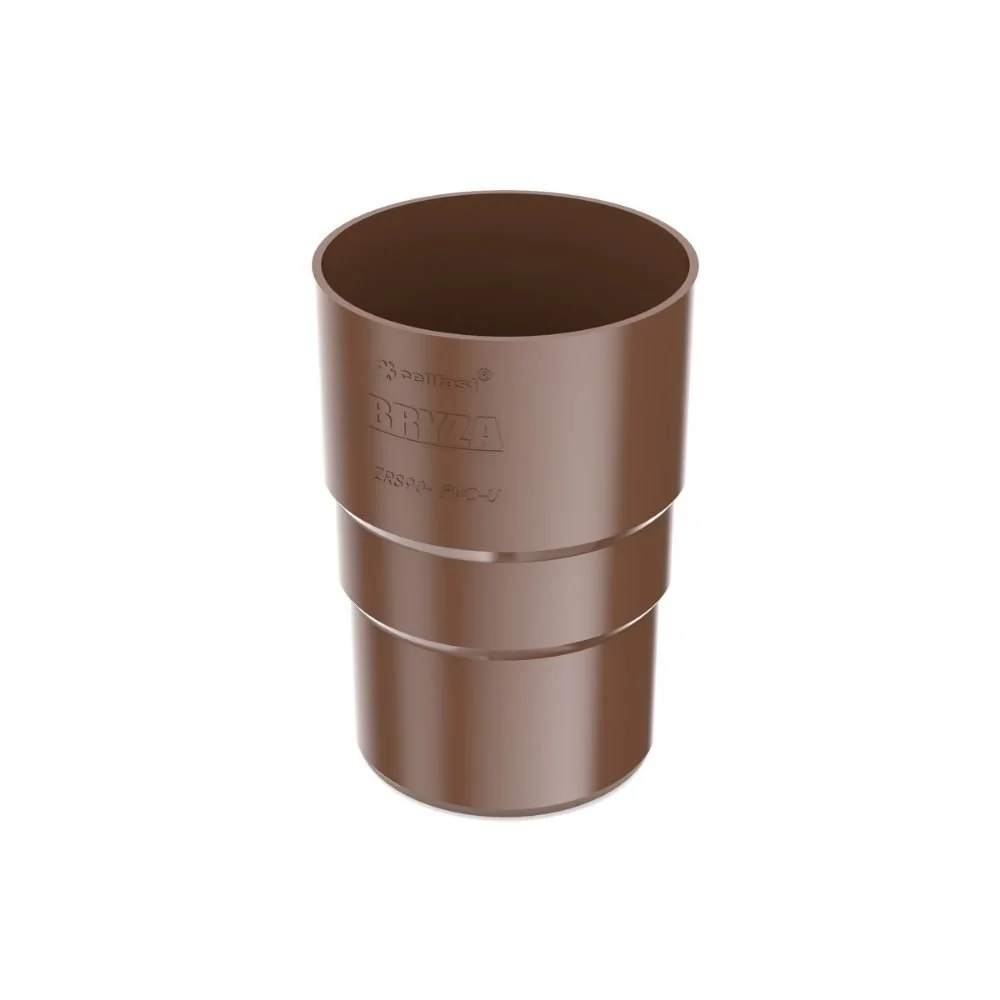 "Manchon de Descente de Gouttière Marron 63mm - Raccord Facile et Durable image"
