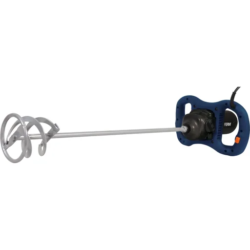 "PMM1006 Paint and mortar mixer 1400W - Soft grip handle - 2 speeds - Speed ​​control - Incl. Extra-long cable: 3m image"