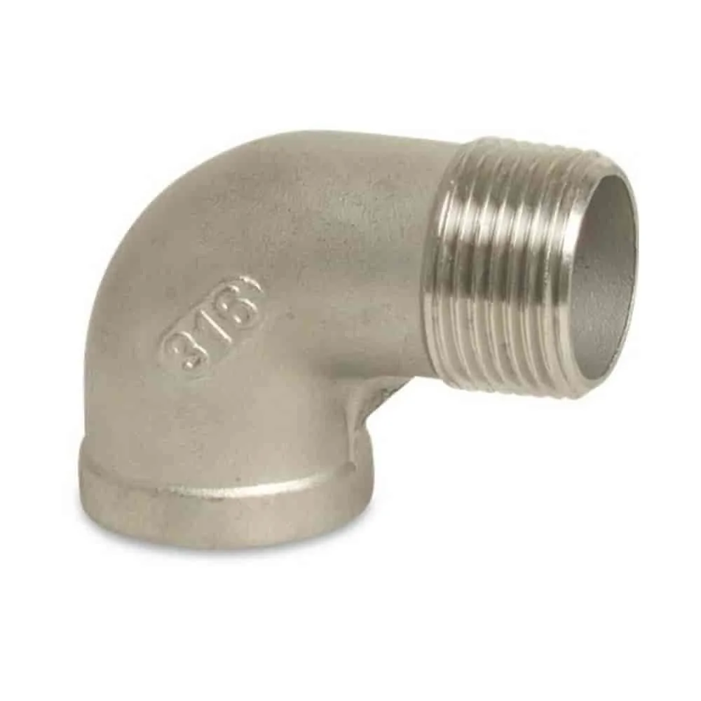 "Coude Inox 90 Degrés Fileté, Raccord Fileté Inox 2 Pouces image"