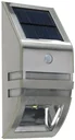 Solar stainless steel wall light with motion detector