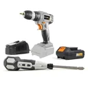 Cordless drill + cordless screwdriver | Incl. battery and charger Maxxpack