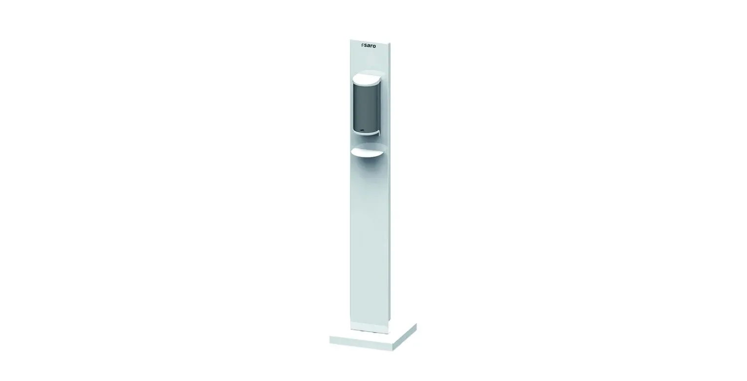 Saro Distributeur de désinfection - Modèle Jos, Blanc