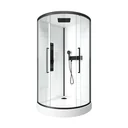 Komplettdusche "White Round" 90 x 90 x 215 cm