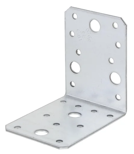"Angle connector galvanized 90 x 90 x 65 mm image"