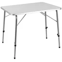 Garden table / camping table - foldable - aluminum - gray - 80x60x50/69cm