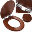 Toilet seat - closes slowly
