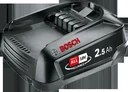 Battery pack 18 Volt lithium-ion, PBA 18V-2.5Ah W-B ,