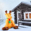 Reindeer self-inflating XL 180CM including 6 LED lights