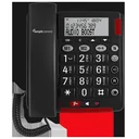 Large-button telephone with 2 direct dial buttons and large display
