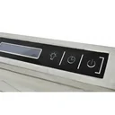 Extractor hood for kitchen island with LCD display