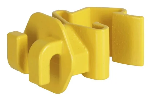 "T-Post rope insulator, yellow image"