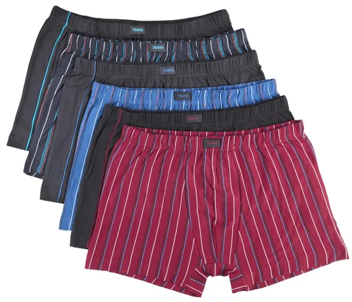 "Retro shorts in a pack of 6, assorted colors, size 5 image"