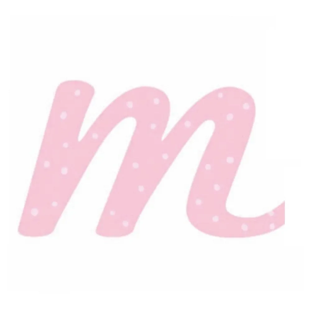 "Lilipinso sticker rose lettre m image"