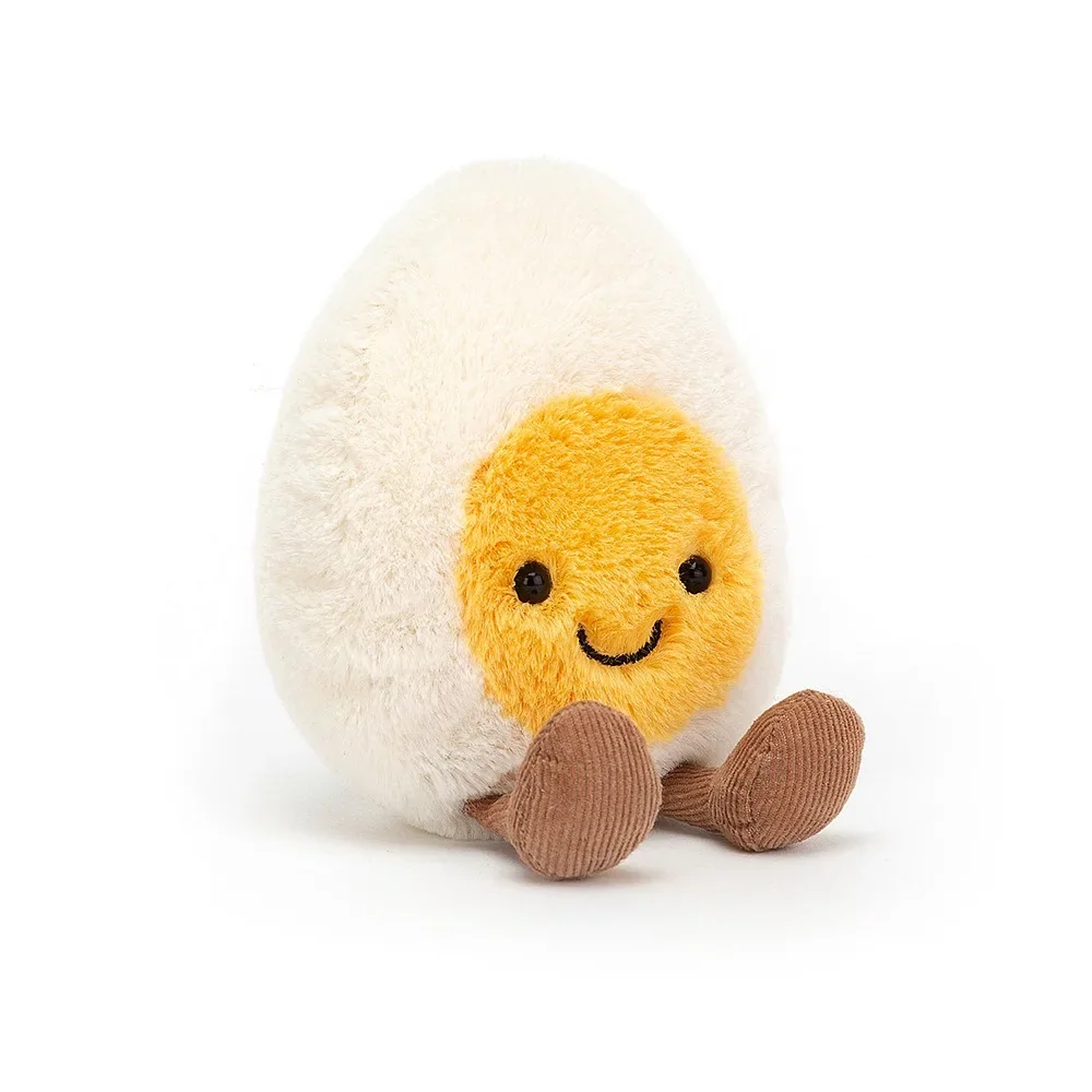 "Jellycat Peluche - Amuseable Happy Boiled Egg, 14x8 cm image"