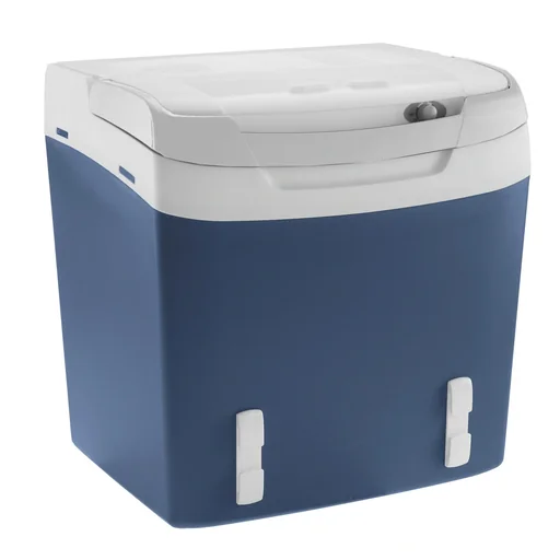 "Thermoelectric cooler with 25 litre capacity and seat belt fastening, blue 12/230 V image"