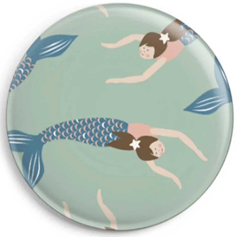 Ava & Yves Enfant Bouton / Pin's Sirène