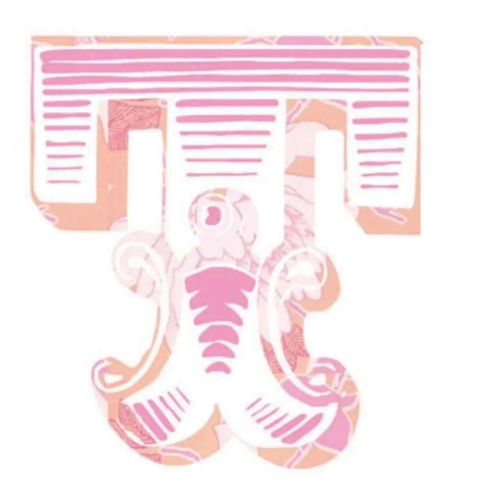 Lilipinso Sticker rose lettre t