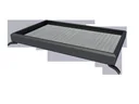 Rectangular canopy type NM 150, 150 x 90 x 14 cm, frame anthracite, cover white