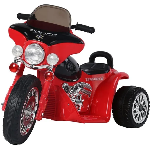 "Electric motorcycle children's motorcycle red image"