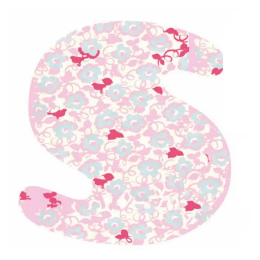 Lilipinso sticker rose lettre s