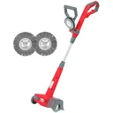Electric weed brush with 2 additional brushes - 400W - EFB 404