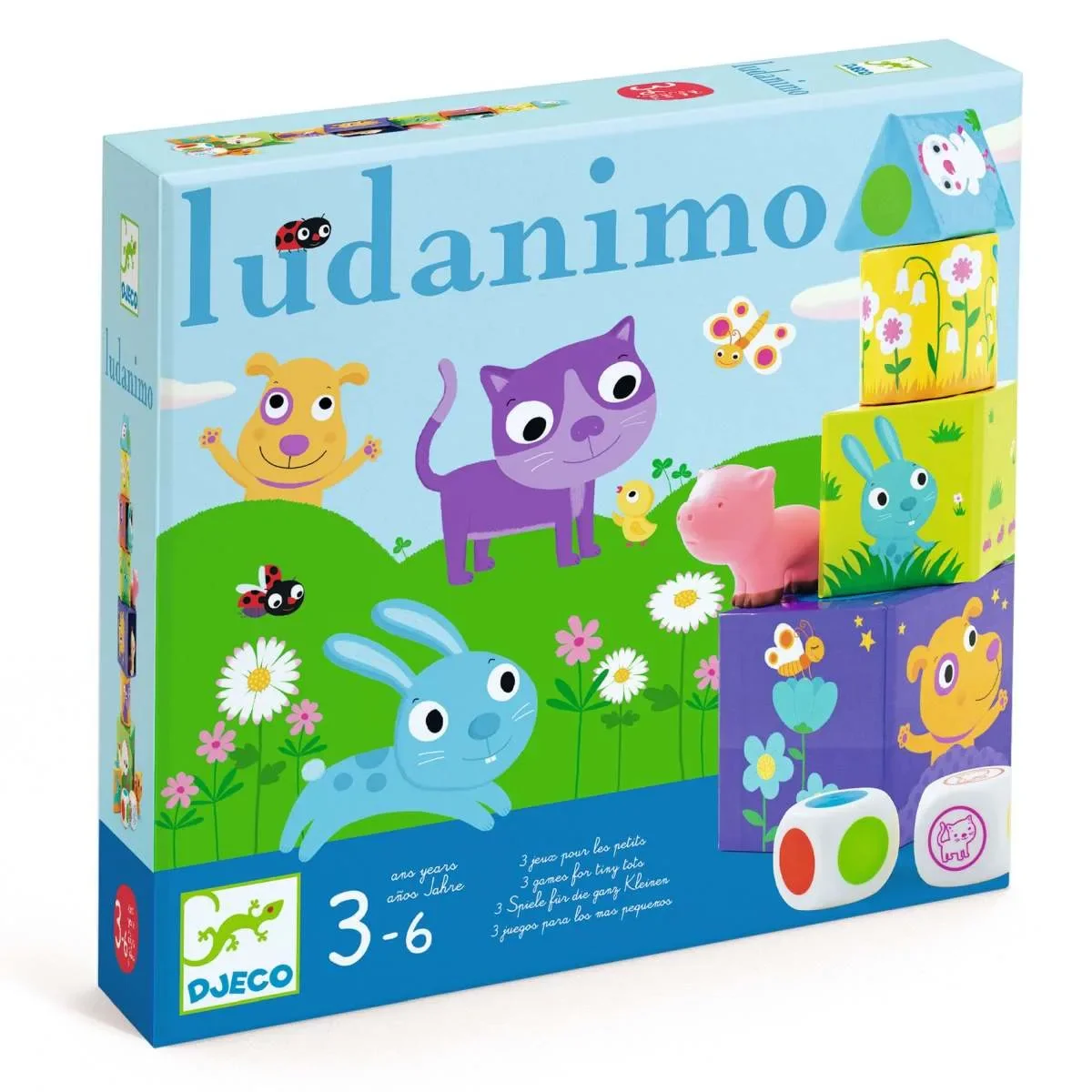 "Djeco Ludanimo – jeu de mémoire et d'équilibre image"