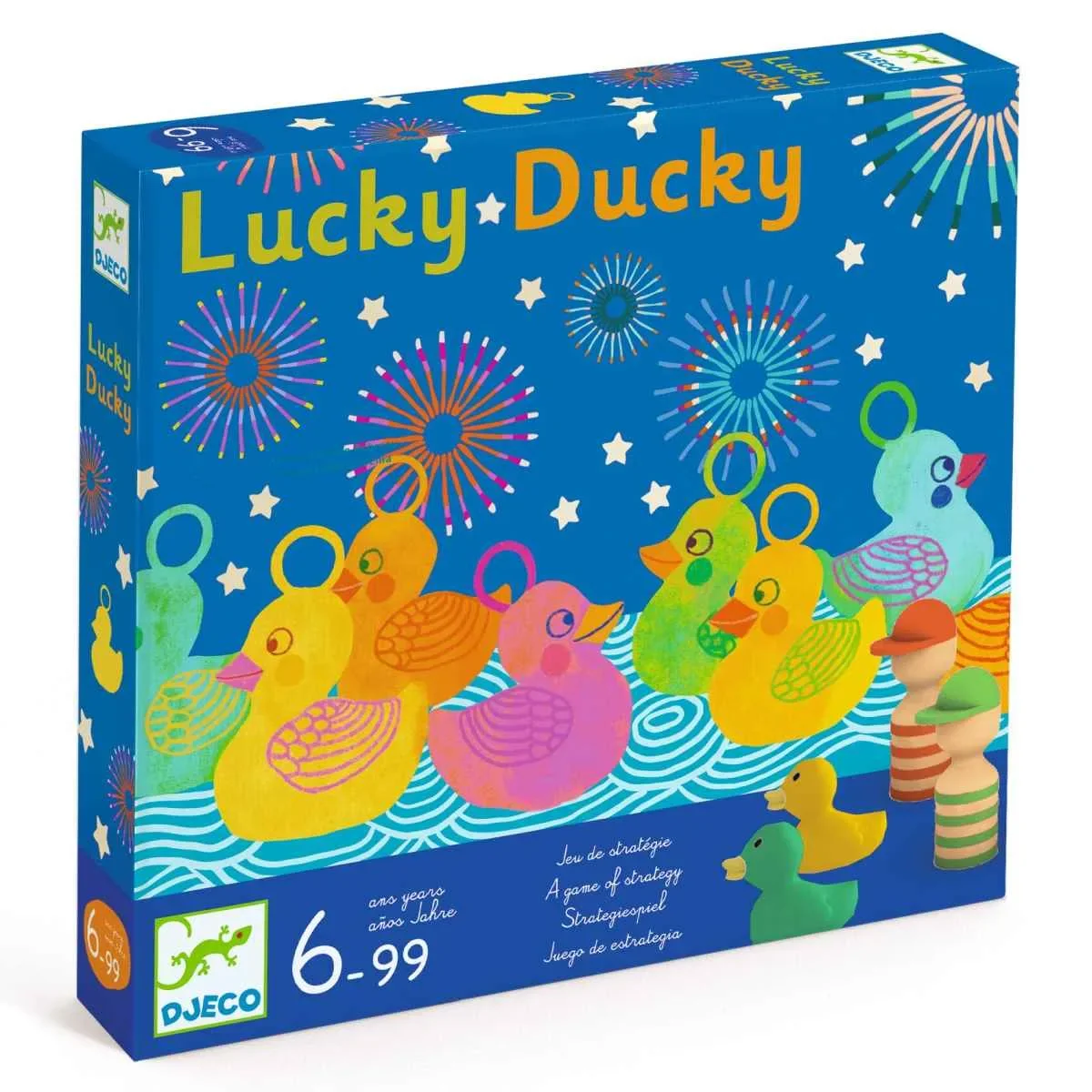 "Djeco Jeux de société, jeu de stratégie, jeu de coordination Lucky Ducky image"