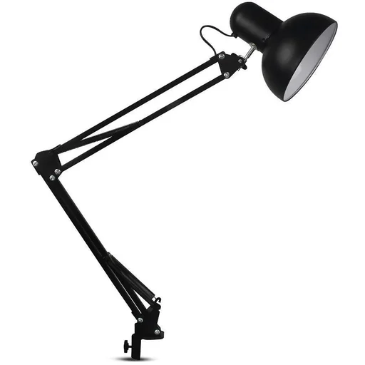 "VT-7513 Desk lamp - Table lamp with adjustable arm - black - E27 image"