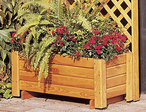 "Garbage can trellis system "Rex" 2-box + planter image"