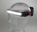 COB LED band headlamp with 3-way light mode, 200 lumens