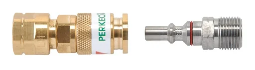 "Quick coupling, two-piece, coupling body and coupling pin image"