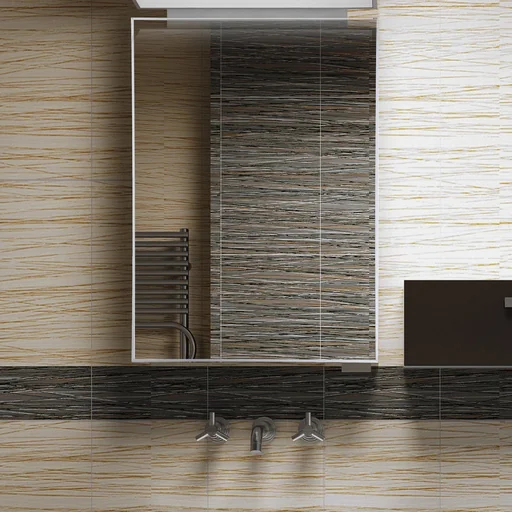 "Wall mirror bathroom mirror 50 x 70 cm mirror hallway mirror aluminum frame silver image"