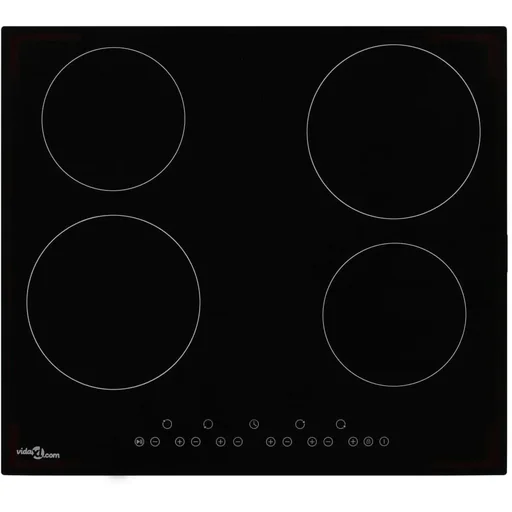 "Ceramic hob with 4 cooking zones, touch control 6000 W image"