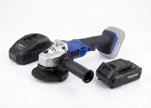 "Meuleuse d'angle sans fil 18 V Li-Ion kit complet AWS18 (avec batterie 2.0 Ah + chargeur 2.4 A) image"