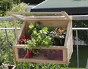 Mini greenhouse balcony natural