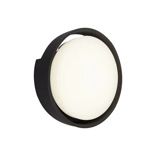 "GENUA LED outdoor wall light, black, IP44, 18 watts, 1,500 lm, 4,000 K image"
