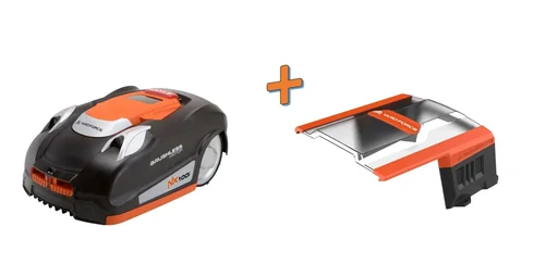 "Robotic lawnmower "NX100i" with app control & iRadar ultrasonic sensor & multi-zone programming image"