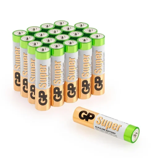 "SUPER Micro (AAA) Alkaline Batteries - 20 pieces image"