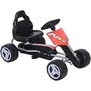 Children's go-kart red/black