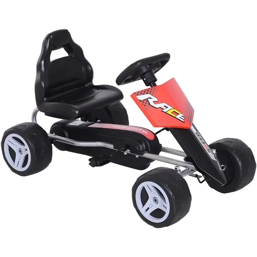 "Children's go-kart red/black image"