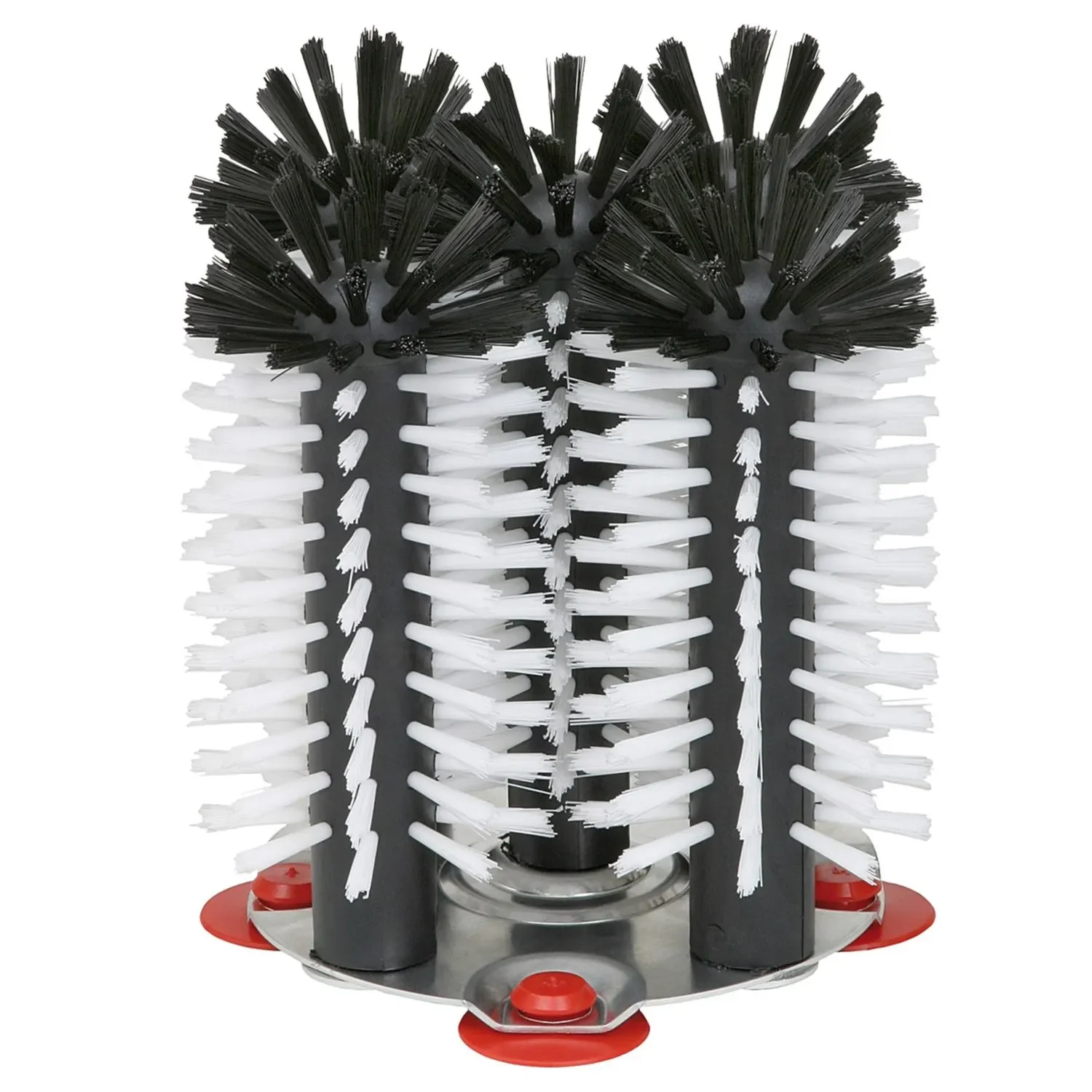 "Lave verre brosse, Brosses de nettoyage pour verre - avec fond métallique, Delfin, 5 x 18 cm image"