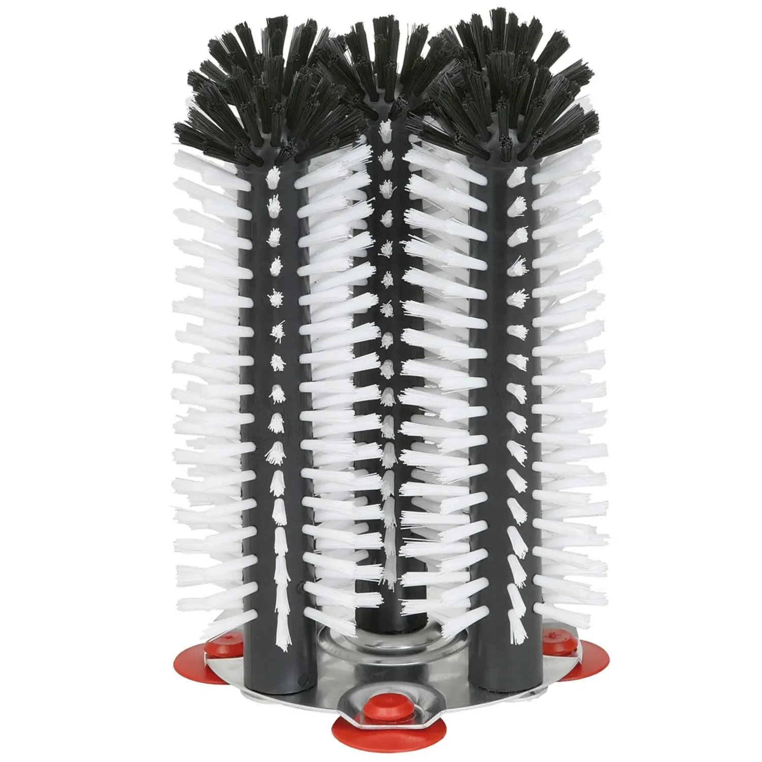 "Lave verre brosse, Brosses de nettoyage pour verre - avec fond métallique, Delfin, 5 x 25 cm image"