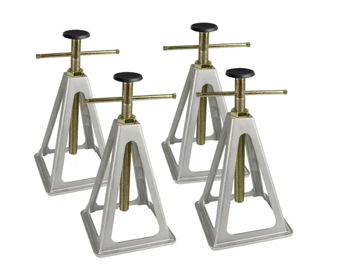 "Aluminum support stands - set of 4 image"