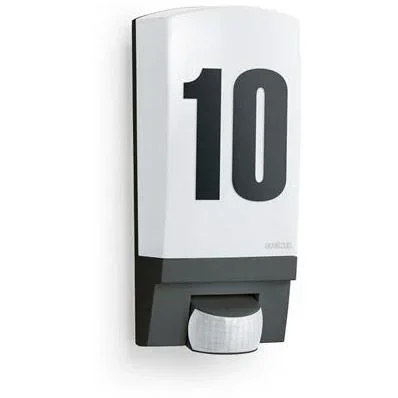 "L1 Outdoor Wall Light - 60W - E27 Socket - Motion Sensor - Waterproof IP44 - Black image"