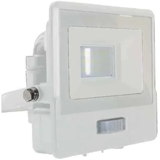 "VT-118S LED Floodlight with Sensor - 10 W - 735 Lm - 4000K - White image"